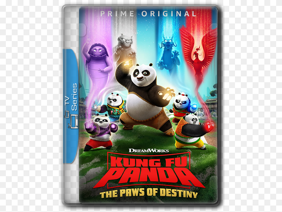 Kung Fu Panda The Paws Of Destiny, Advertisement, Poster, Animal, Bear Png Image