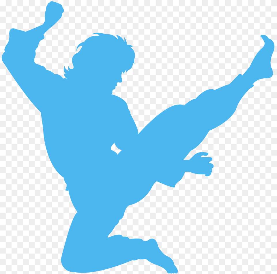 Kung Fu Silhouette, Baby, Person Free Png Download