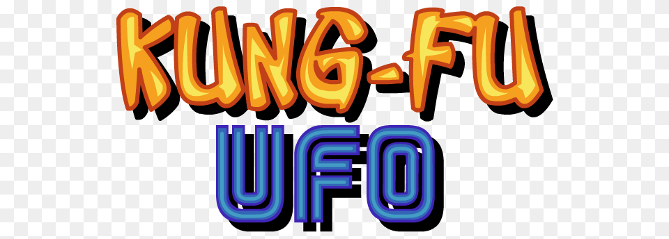 Kung Fu Ufo, Light, Neon, Text Free Png Download