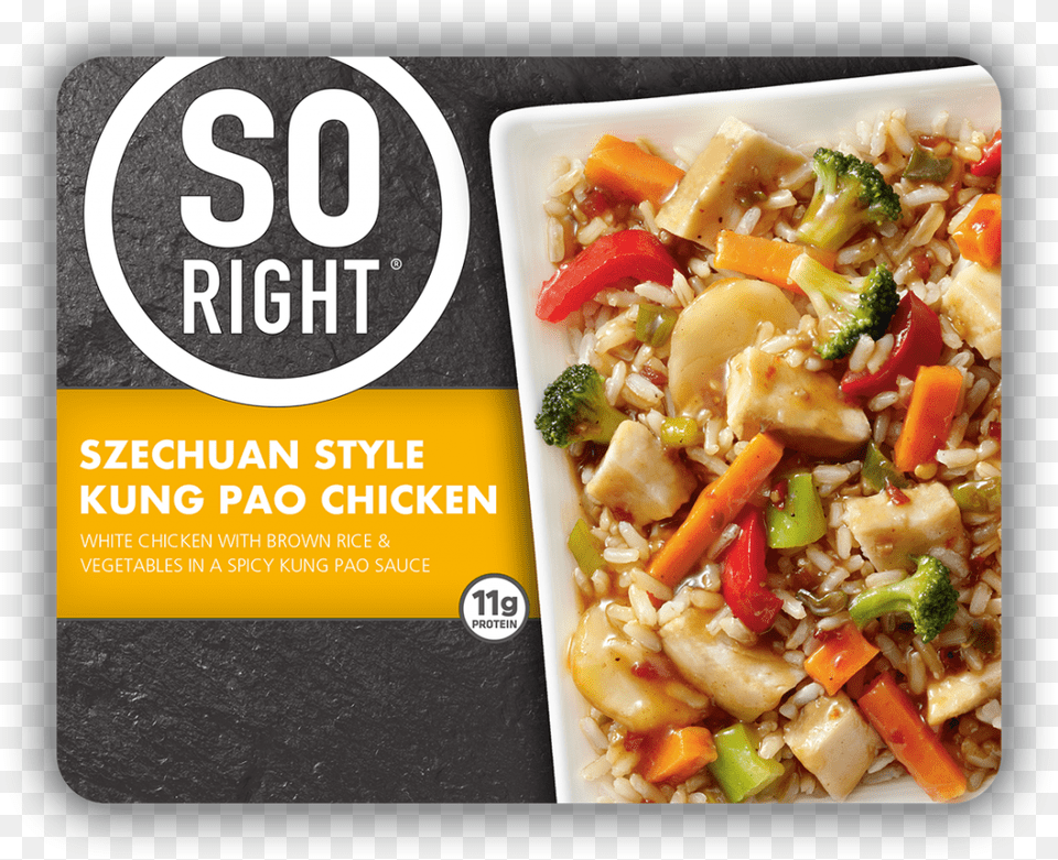 Kung Pao Chicken Frozen Dinner, Advertisement, Food, Lunch, Meal Free Png Download