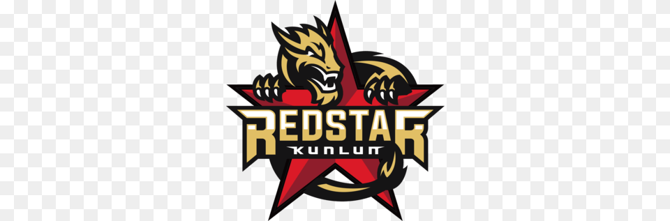 Kunlun Red Star Logo, Symbol, Dynamite, Weapon Free Png Download