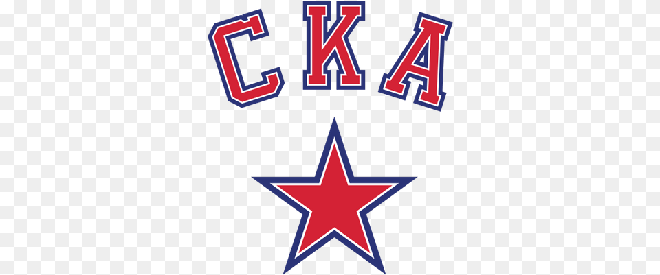 Kunlun Red Star Logo Stickpng Ska Saint Petersburg Logo, Symbol, Star Symbol, Scoreboard Free Transparent Png