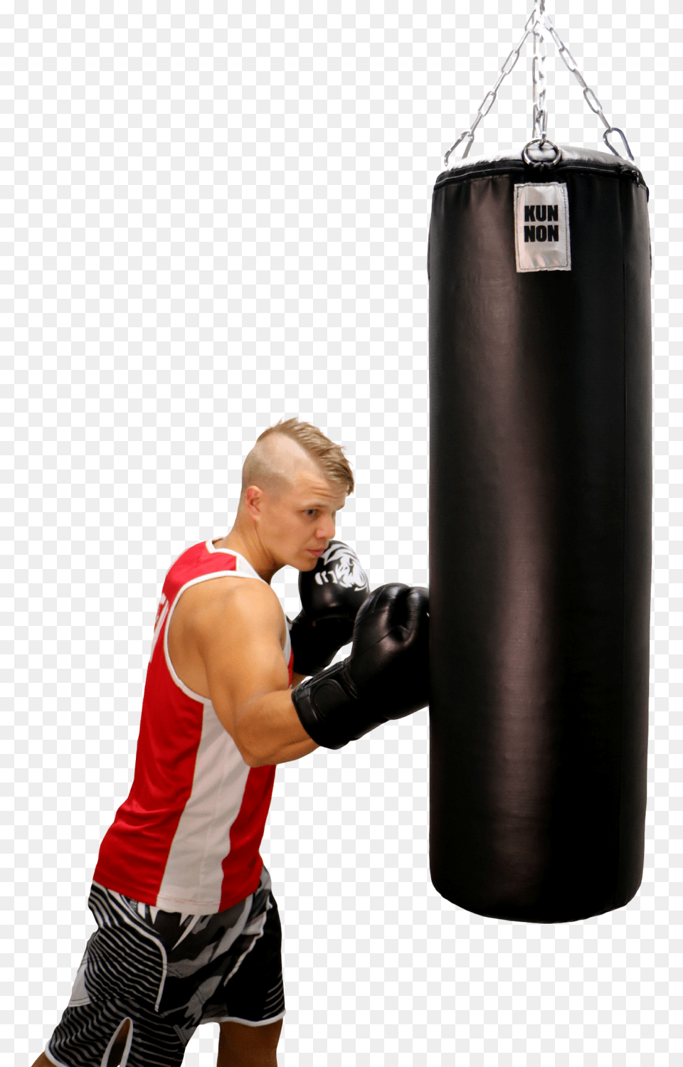 Kunnon Punching Bag 36kg Boxing, Clothing, Glove, Teen, Person Free Png