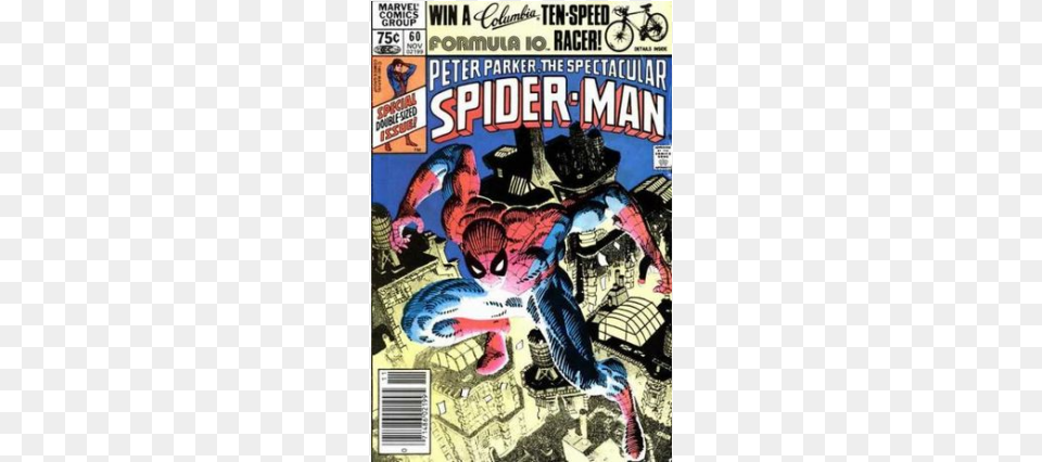 Kupete Comics 1981 11 The Spectacular Spider Man Frank Miller Spiderman, Book, Publication, Batman, Bicycle Free Png