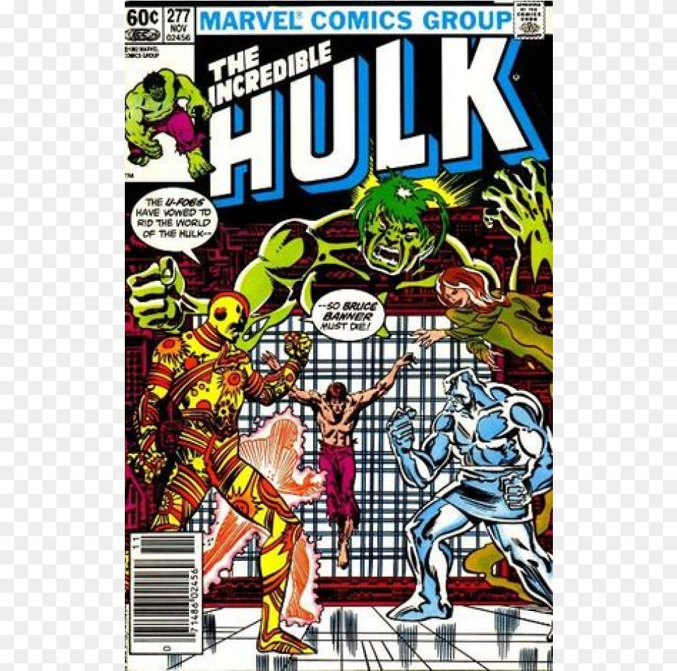 Kupete Comics 1982 11 The Incredible Hulk Hulk, Book, Publication, Adult, Male Free Transparent Png