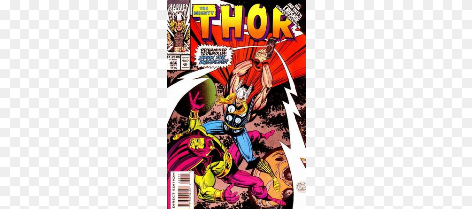 Kupete Comics 1993 09 The Mighty Thor Drax Vs Thor, Book, Publication, Baby, Person Free Transparent Png