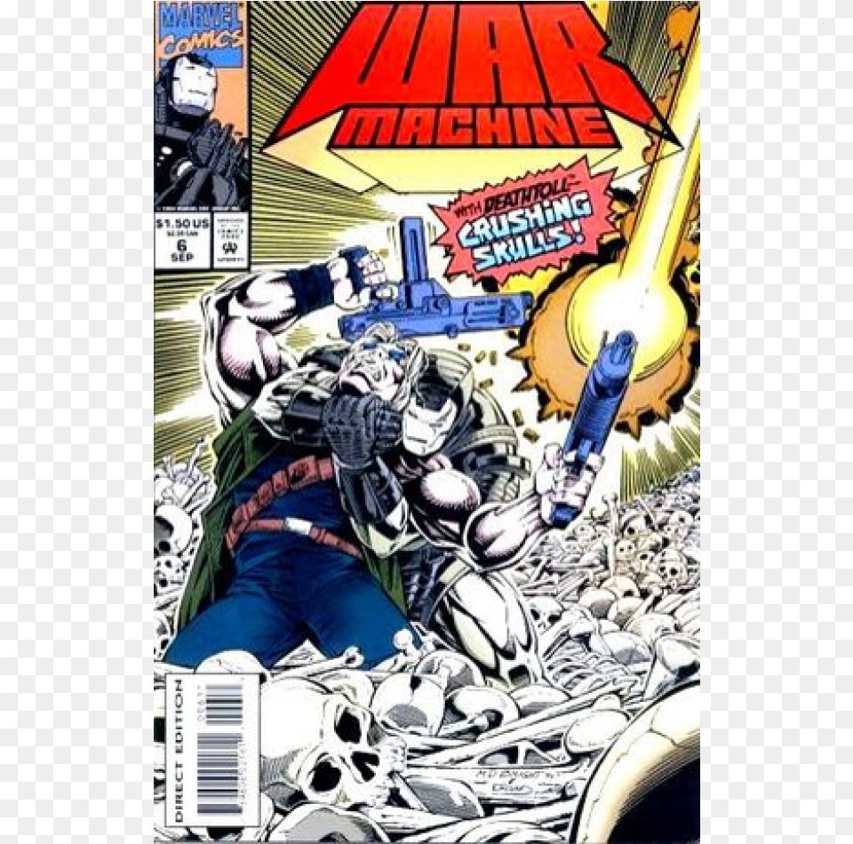 Kupete Comics 1994 09 War Machine Cable Vs War Machine, Publication, Book, Sport, Baseball (ball) Free Transparent Png