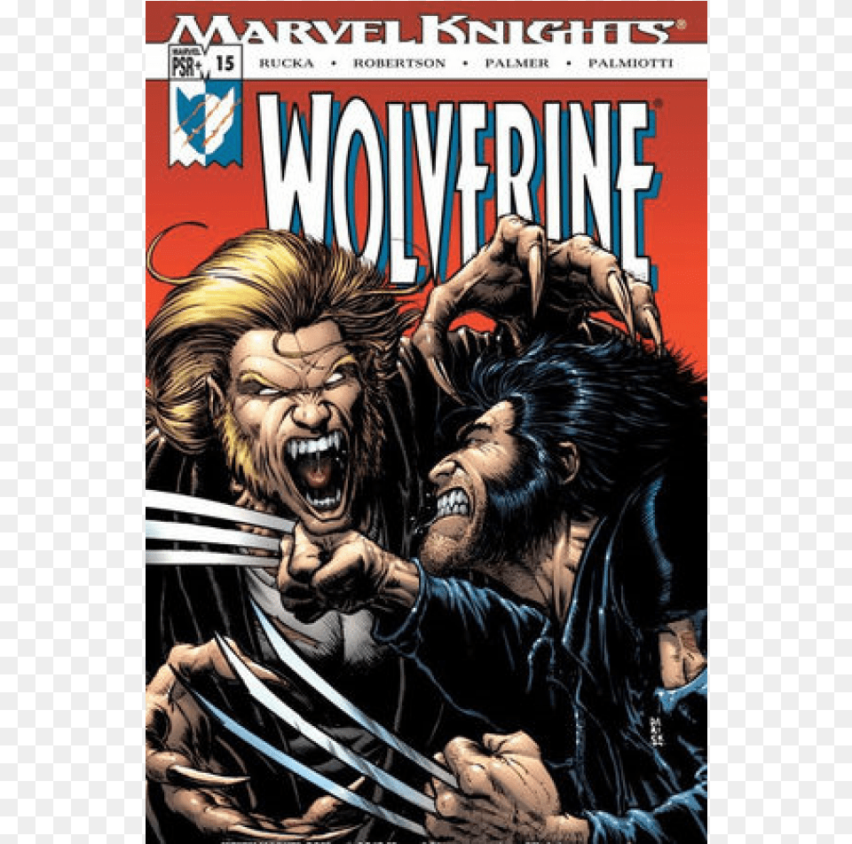Kupete Comics 2004 07 Wolverine Wolverine Sabretooth Darick Robertson, Book, Publication, Adult, Male Free Png