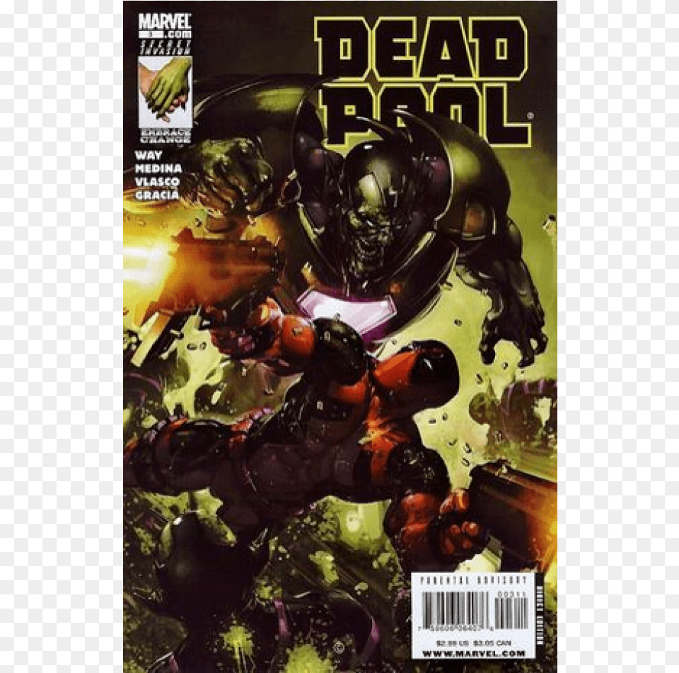 Kupete Comics 2008 12 Deadpool Deadpool Secret Invasion, Book, Publication, Advertisement, Poster Png
