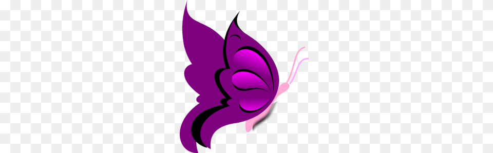 Kupu Kupu Vektor Clipart Clip Art Butterfly, Purple, Plant, Petal, Graphics Free Transparent Png