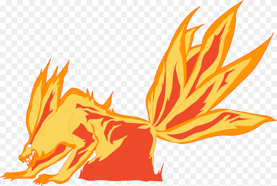 Kurama Kurama Chakra Mode, Fire, Flame, Adult, Female Free Png Download