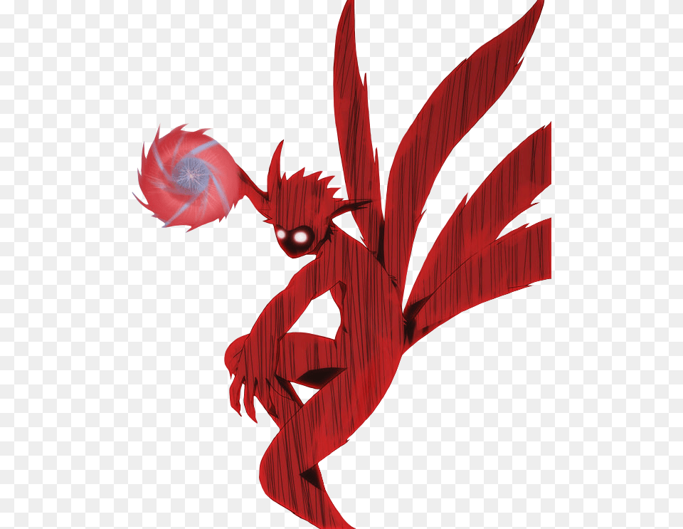 Kurama Kyuubi Ninetails Naruto Anime Ninetails Illustration, Dragon, Animal, Fish, Sea Life Free Png