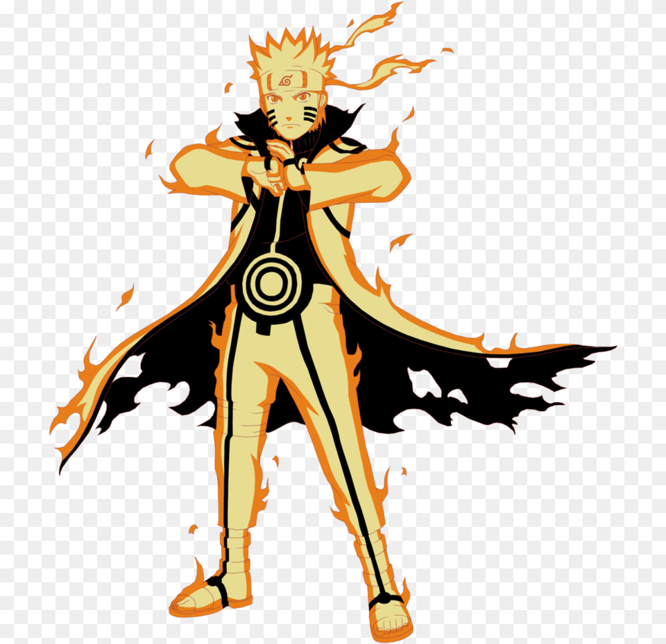 Kurama Link Mode Naruto, Fire, Flame, Person, Face Png