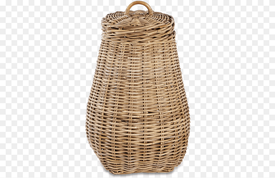 Kurani Rattan Laundry Bin Solid, Basket, Woven Free Png Download