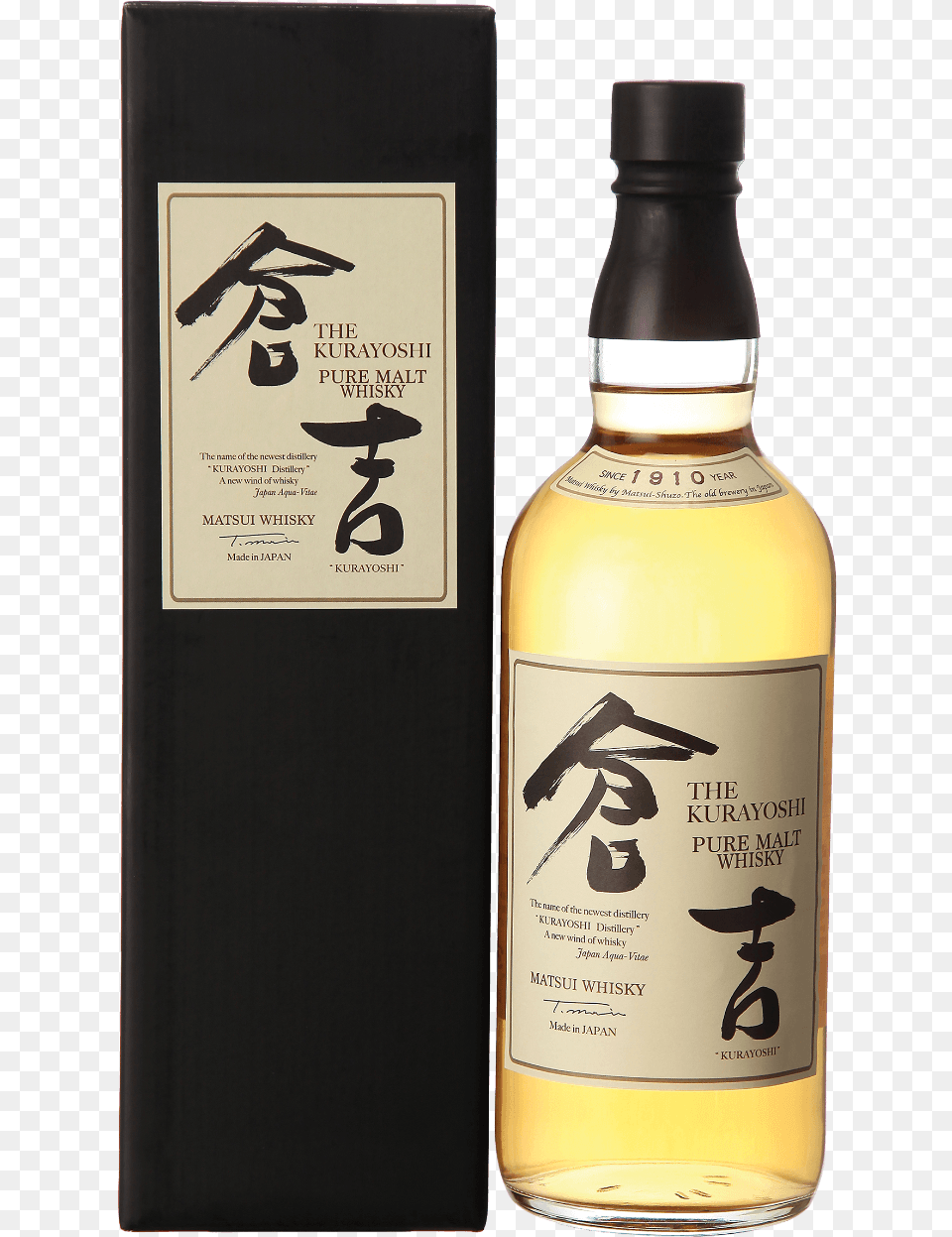 Kurayoshi Pure Malt Whisky, Alcohol, Beverage, Liquor, Beer Png