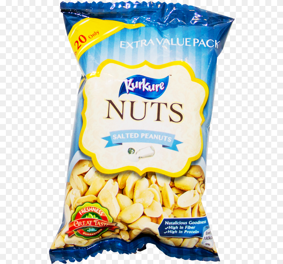 Kurkure Nuts Salted Peanuts 27 Gm, Food, Nut, Plant, Produce Png Image