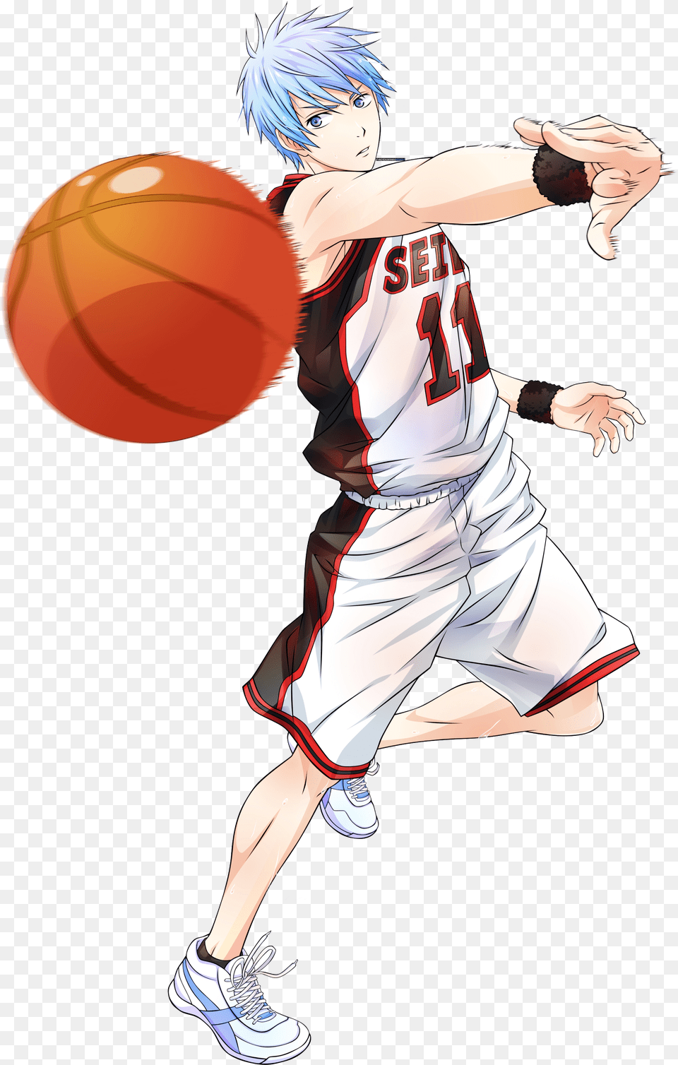 Kuroko Basketball Kuroko No Basket Sticker, Person, Face, Head, Ball Png Image