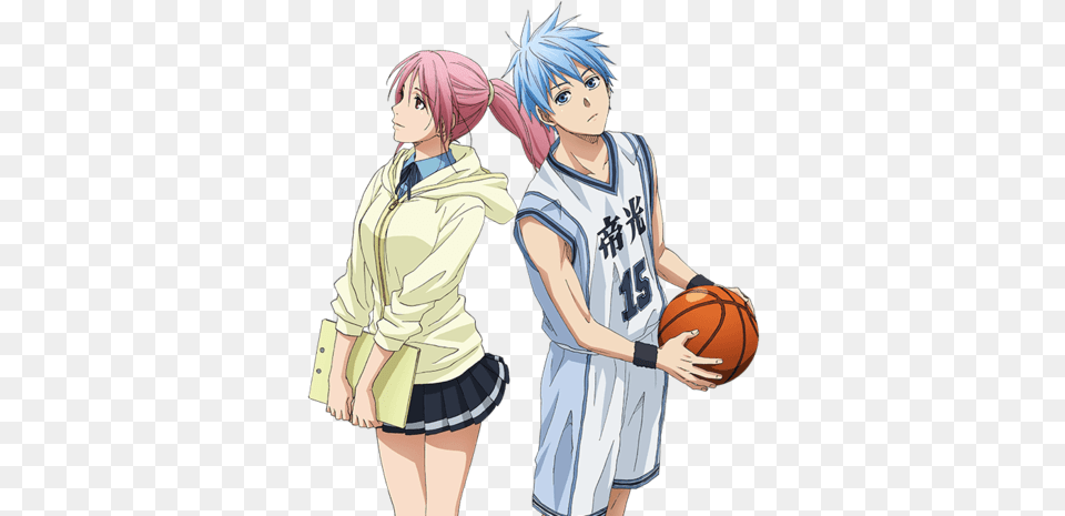 Kuroko No Basket Discovered By Sparkle Chan Kuroko And Momoi Love Story, Adult, Publication, Person, Female Free Png Download