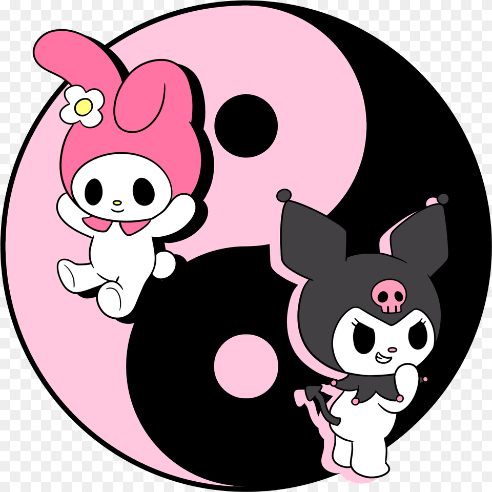 Kuromi And My Melody, Animal, Bear, Mammal, Wildlife Free Png