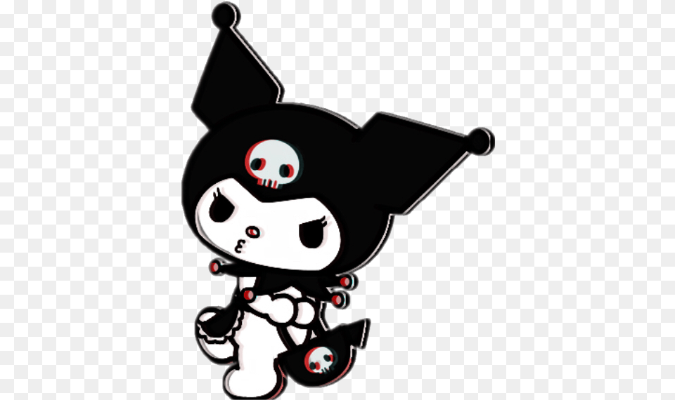 Kuromi Kawii Cute Sanrio Hellokitty My Melody And Kuromi, People, Person, Pirate Png Image