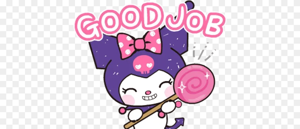 Kuromi Whatsapp Stickers Stickers Cloud Kuromi Gifs Stickers, Candy, Food, Sweets, People Png