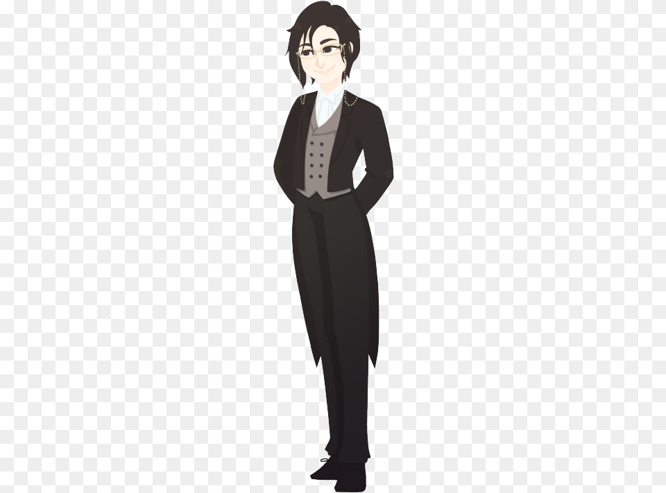 Kuromyu 2015 Fan Art Sebastian Michaelis, Formal Wear, Clothing, Tuxedo, Suit Png Image