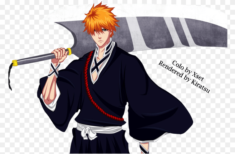 Kurosaki Kun Ichigo Kurosaki Foto Fanpop Anime Swordsmen, Publication, Book, Comics, Person Free Png