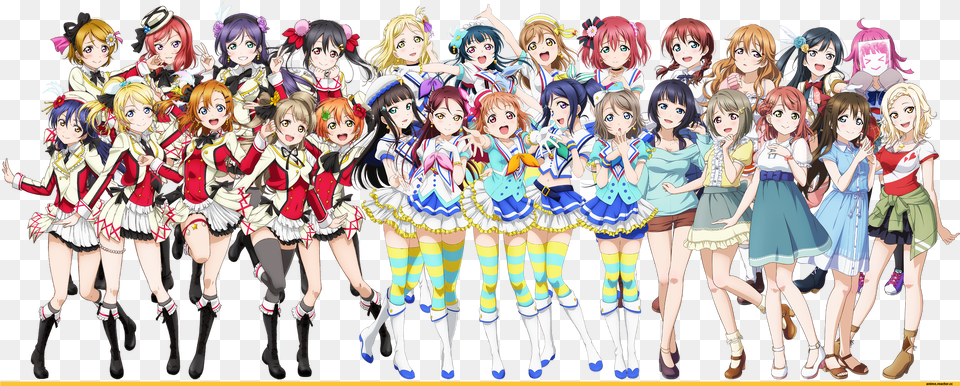 Kurosawa Dia Matsuura Kanan Ruby Love Live All Groups Free Png Download