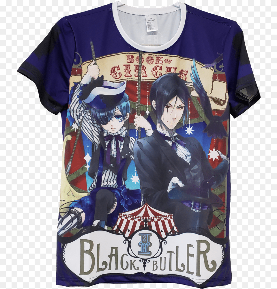 Kuroshitauji Book Of Circus, T-shirt, Clothing, Adult, Shirt Free Transparent Png