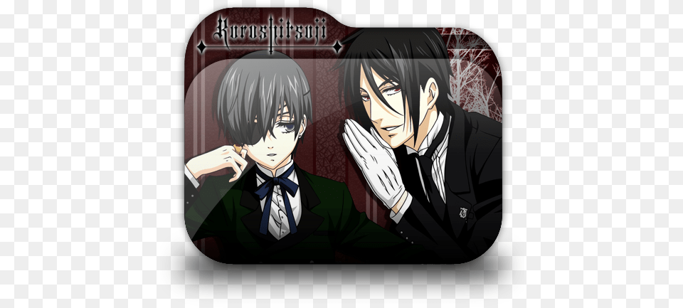 Kuroshitsuji 002 Icon 512x512px Anime Chibi Black Butler, Publication, Book, Comics, Adult Png