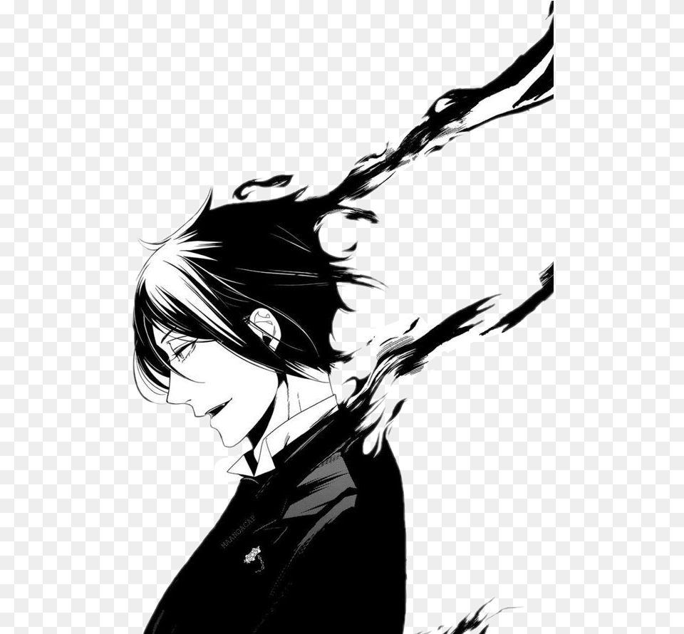 Kuroshitsuji Blackbutler Anime Animeboy Demon Black Butler, Adult, Publication, Person, Manga Free Png Download