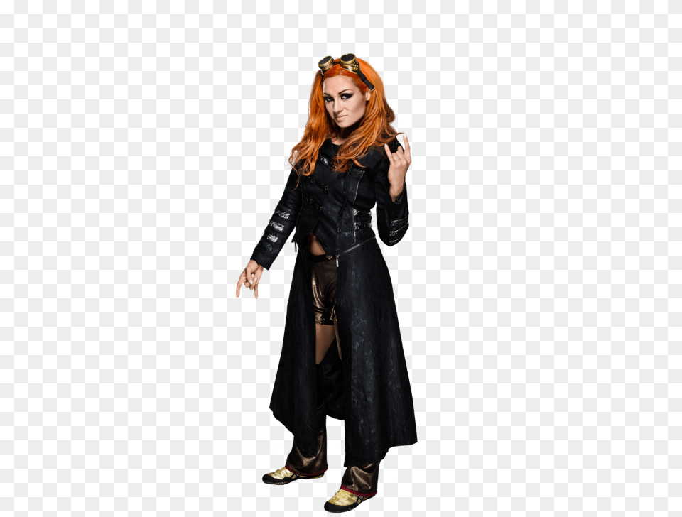 Kurt Angle And Becky Lynch Of Wwe, Hand, Body Part, Clothing, Coat Png Image