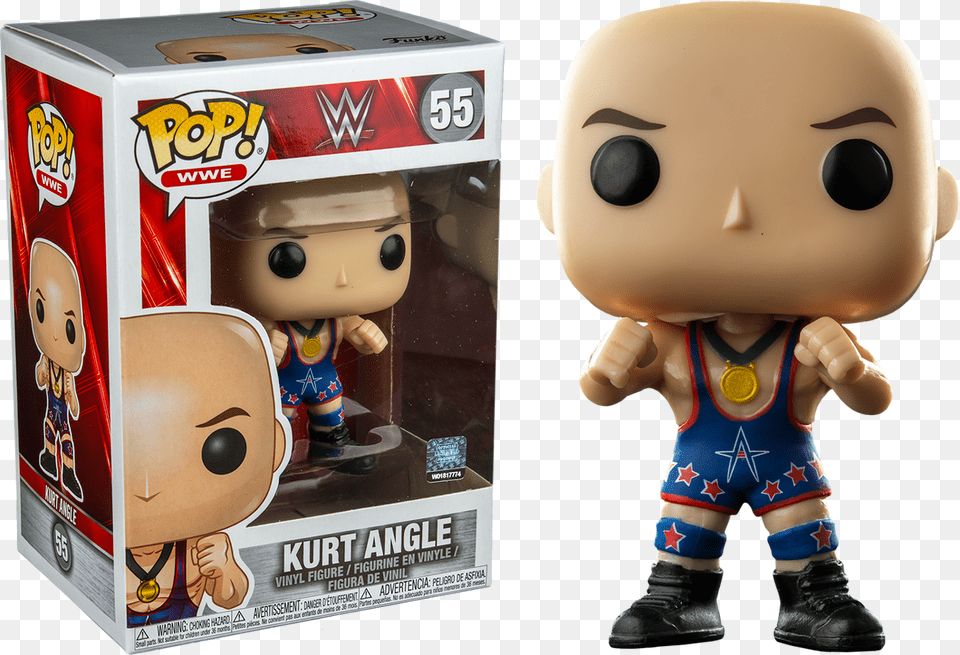 Kurt Angle In Ring Gear Pop Vinyl Figure Funko Pop Kurt Angle, Person, Toy, Doll, Male Free Transparent Png