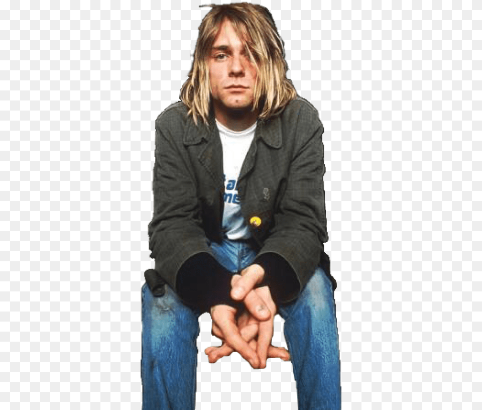 Kurt Cobain, Hand, Jacket, Head, Person Free Transparent Png