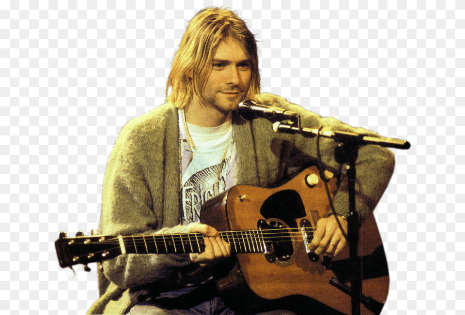 Kurt Cobain, Adult, Person, Musical Instrument, Woman Free Png