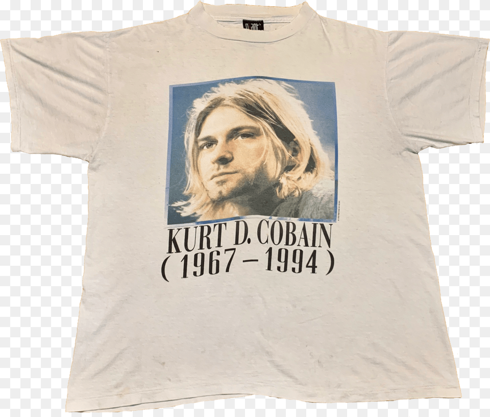 Kurt Cobain, Clothing, T-shirt, Adult, Male Png Image