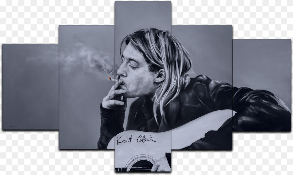 Kurt Cobain Dean Miller, Face, Head, Person, Smoke Free Transparent Png