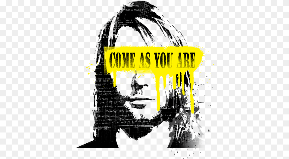 Kurt Cobain Face Shirt, Outdoors, Adult, Wedding, Person Free Png Download