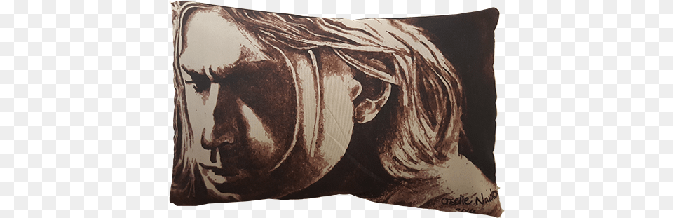 Kurt Cobain Pillow Cushion, Art, Painting, Home Decor, Animal Free Png