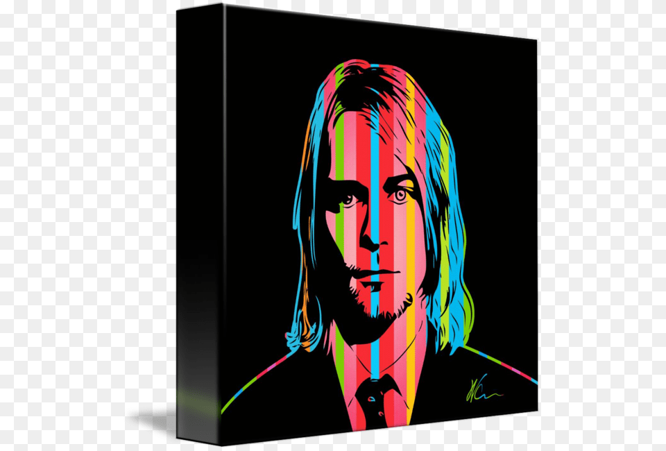 Kurt Cobain Pop Art, Graphics, Modern Art, Adult, Person Free Png