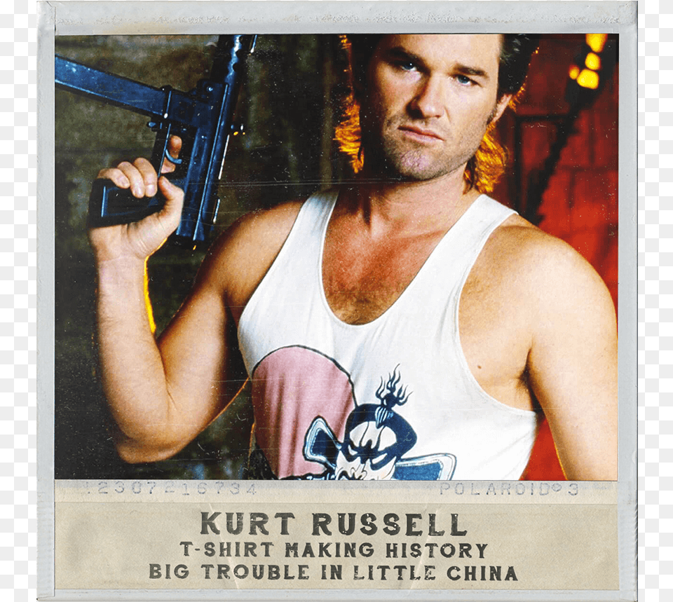 Kurt Russell Big Trouble In Little China, Weapon, Firearm, T-shirt, Person Png