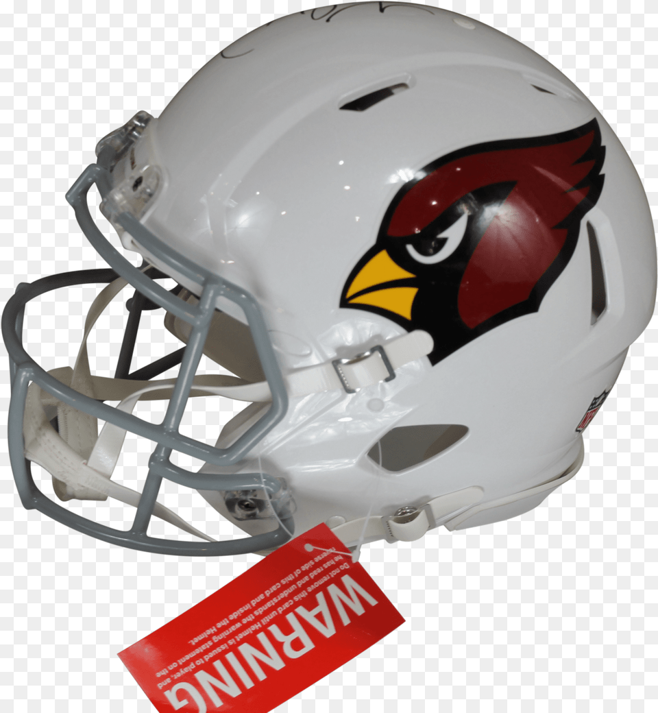 Kurt Warner Autographed Arizona Cardinals White Riddell Face Mask, American Football, Football, Football Helmet, Helmet Free Png