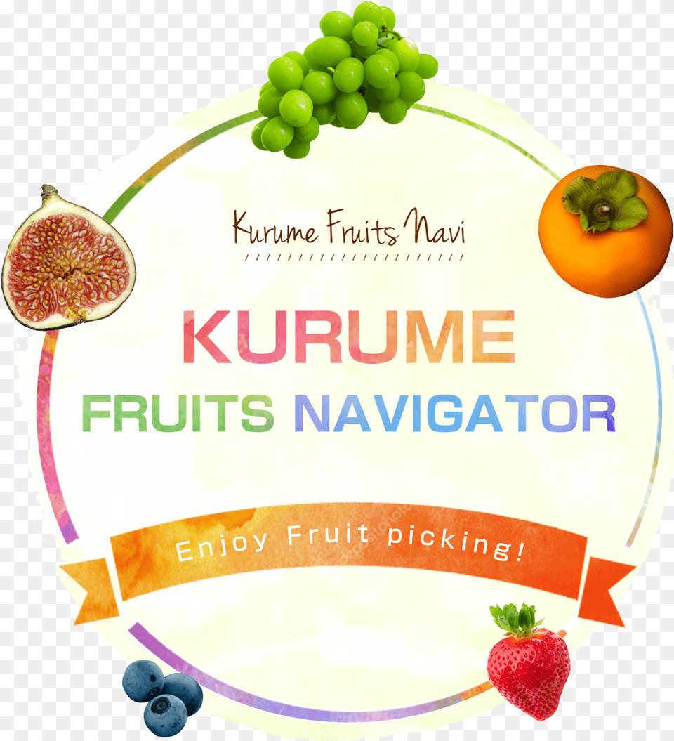 Kurume Fruits Navigator Enjoy Fruit Superfood, Food, Plant, Produce, Birthday Cake Free Png Download