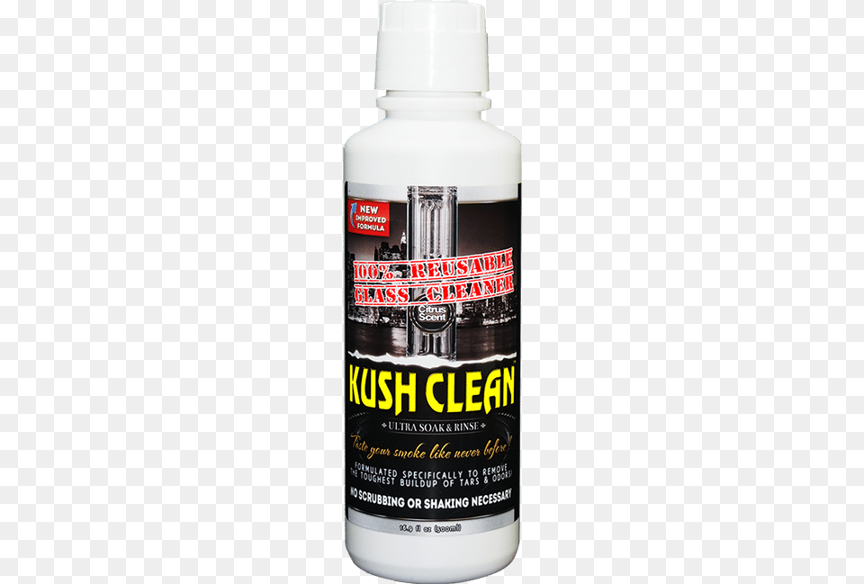 Kush Clean Bong Cleaner Best Bong Cleaner Reusable Kush Clean Glass Cleaner Soaker 169 Oz, Bottle, Shaker Free Png