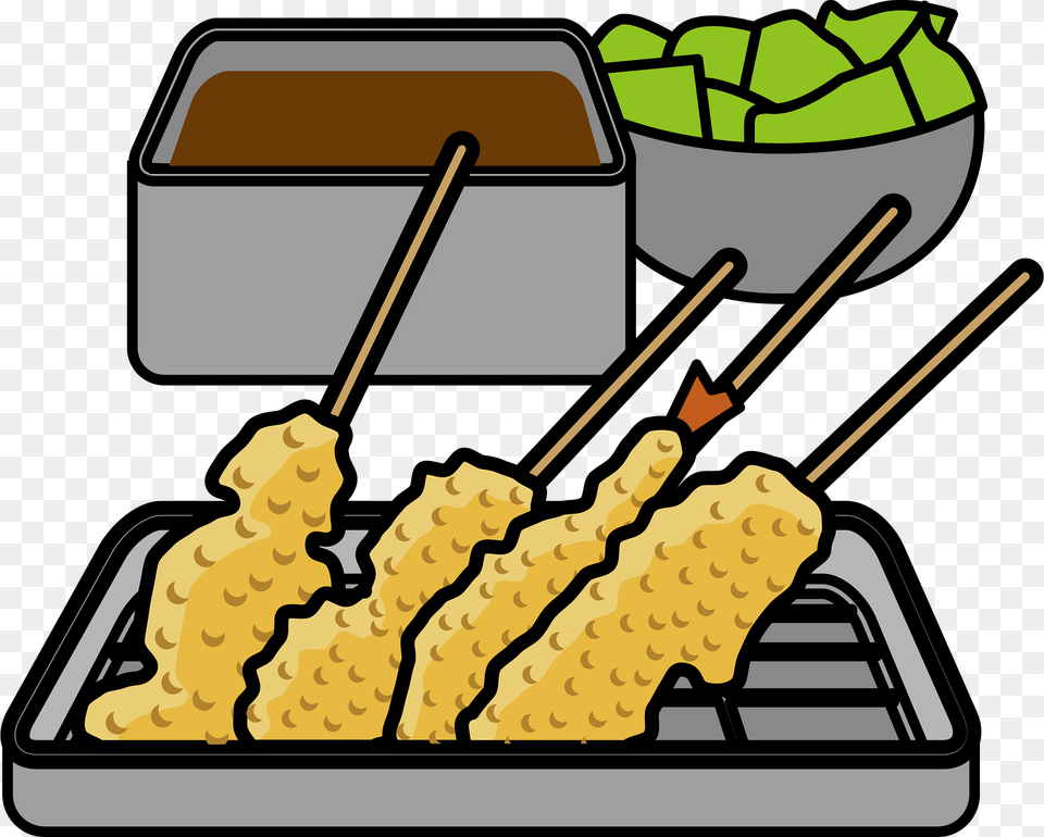 Kushikatsu Food Clipart, Bbq, Meal, Lunch, Grilling Free Png Download