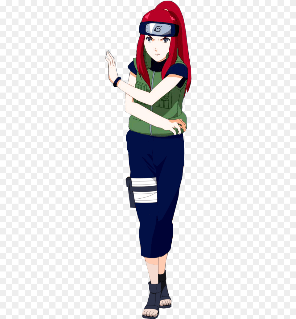 Kushina Uzumaki Ninja Outfit, Adult, Publication, Person, Female Png Image