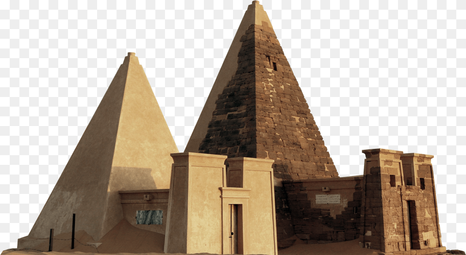 Kushite Pyramids At Mero Egyptian Pyramids Lesser Known, Triangle, Architecture, Building Free Transparent Png