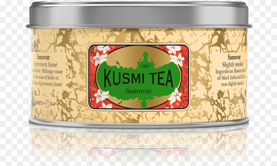 Kusmi Tea Jasmine Green Tea, Tin, Aluminium, Can, Canned Goods Free Png Download