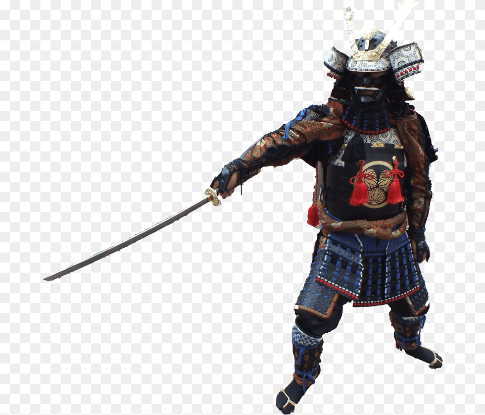 Kusunoki Masashige Yoroi Samurai Armor Samurai Armor Yoroi, Person, Sword, Weapon Free Transparent Png