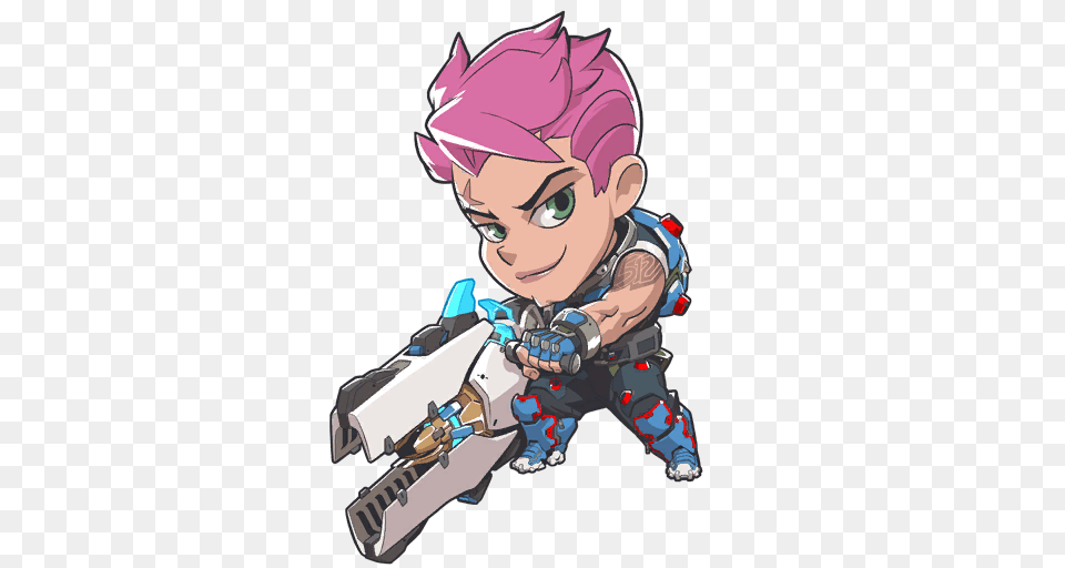 Kute Overwatch Chibi, Book, Comics, Publication, Baby Free Png Download